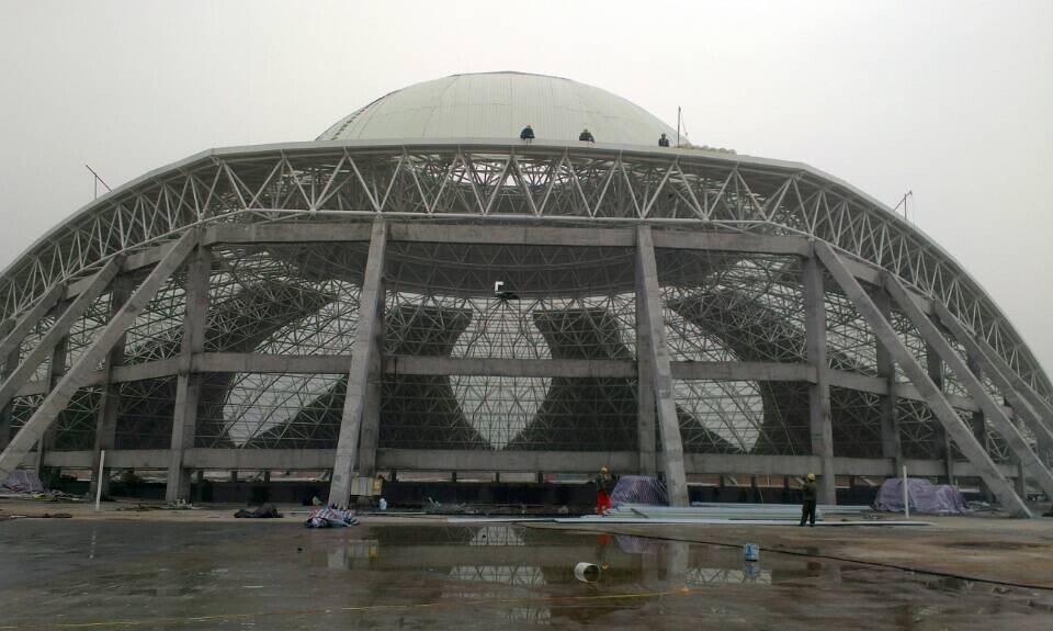 什邡温泉馆网架工程